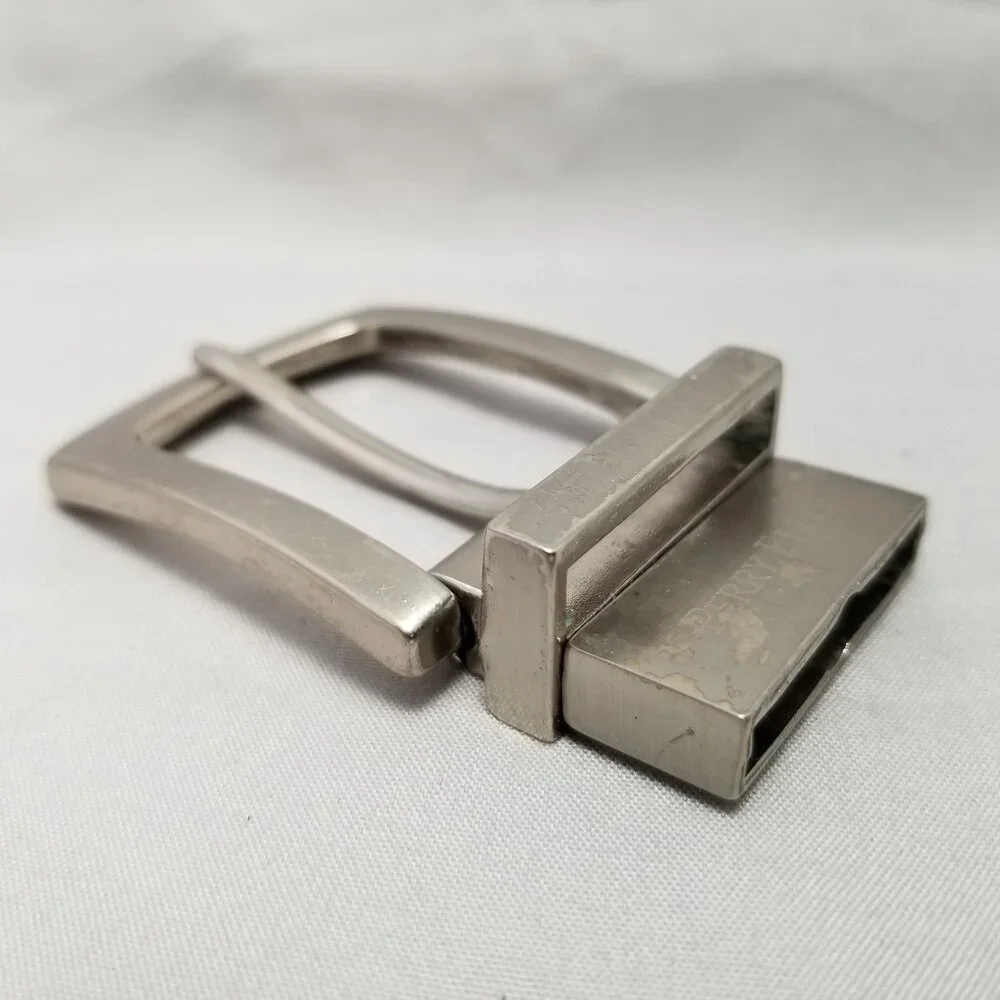 Vintage‎ Belt Buckle Perry Ellis Dress Up Pin Buckle Clamp Screws Closure Unisex